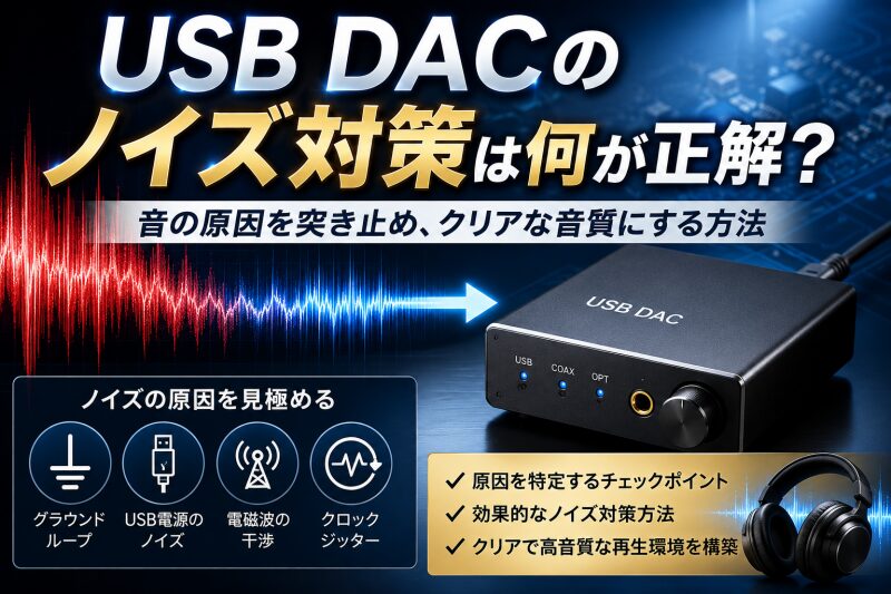 USB DAC ノイズ対策