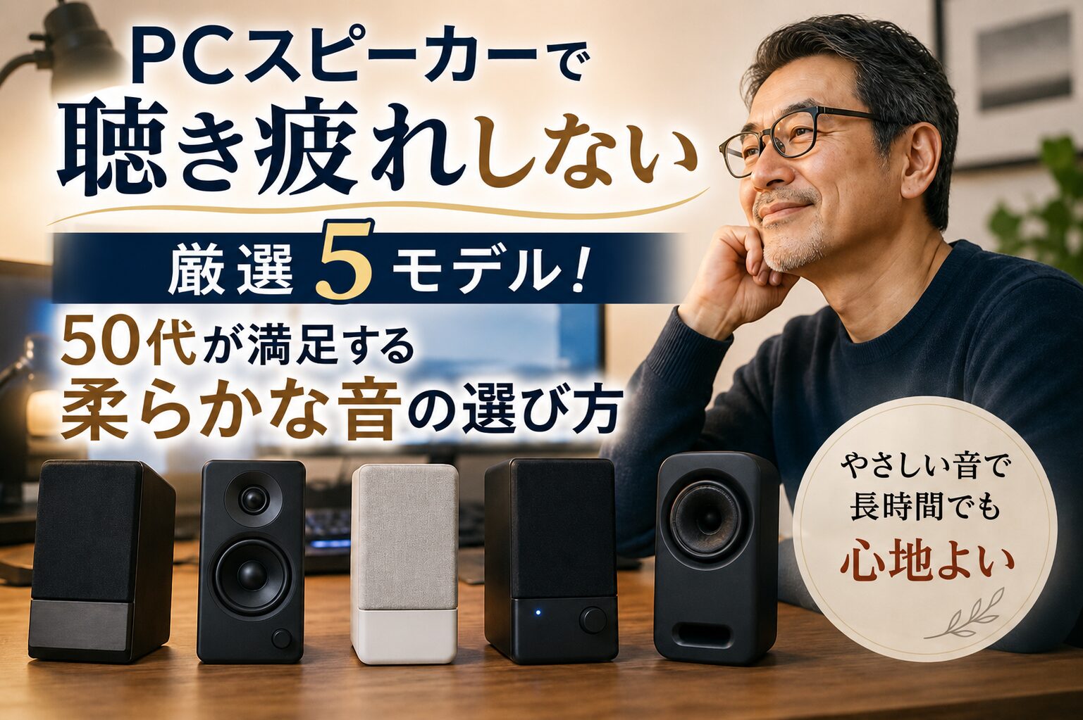 PCスピーカー 聴き疲れしない