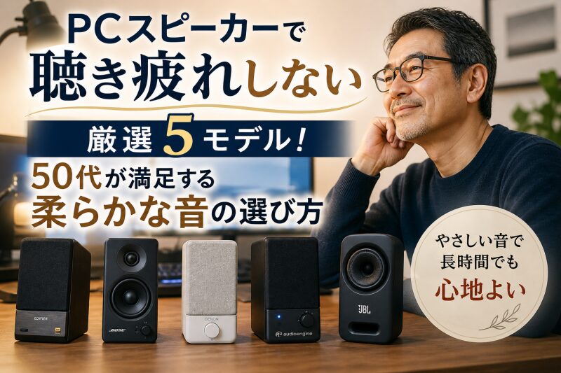 PCスピーカー 聴き疲れしない