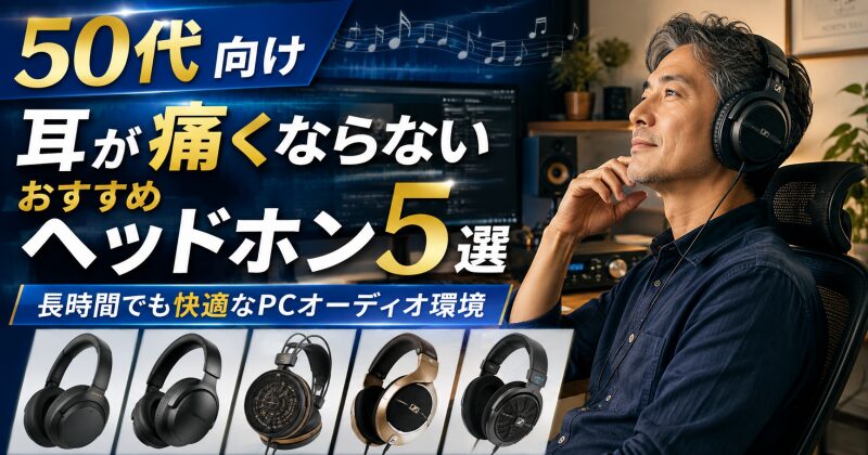 ヘッドホン 耳が痛くならない おすすめ